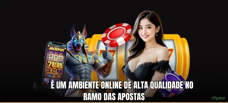 Imagem promocional do login da d9game